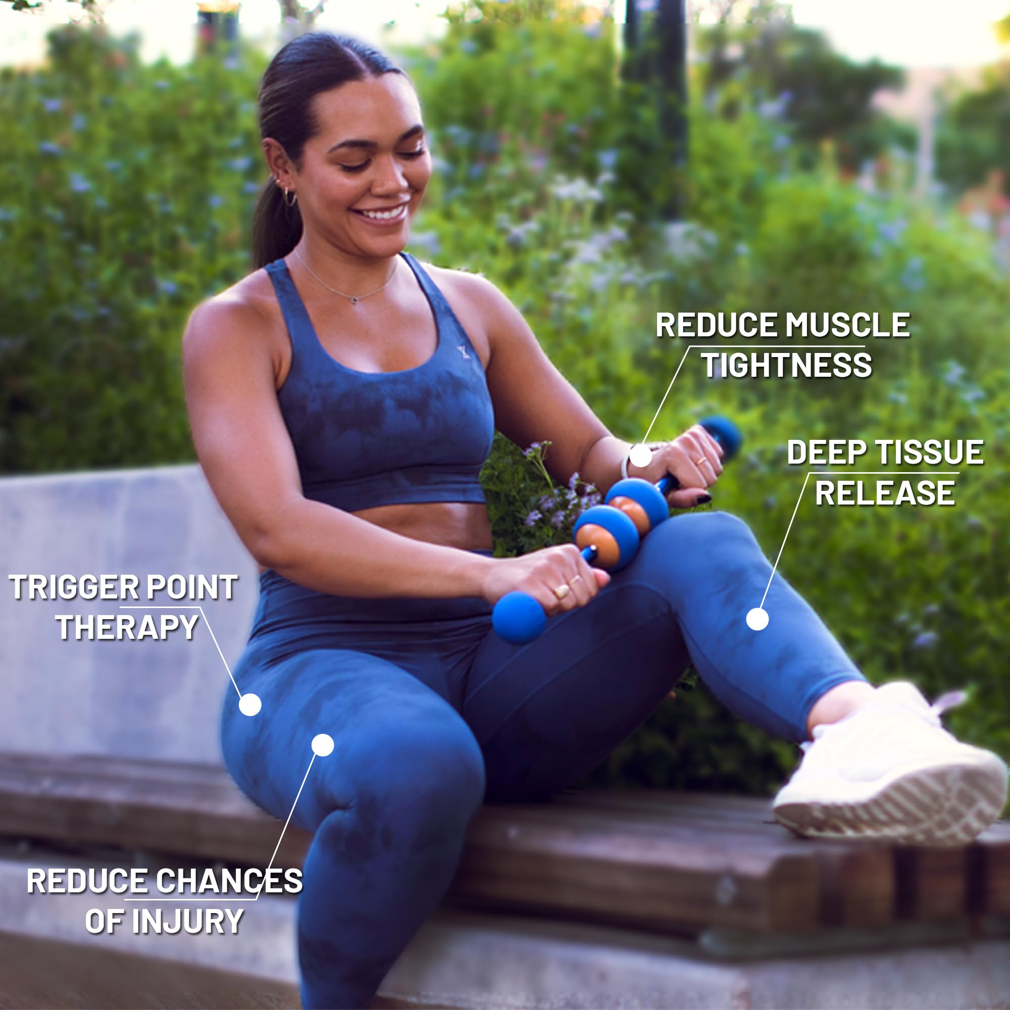 MOBO Myofascial Release Tool & Muscle Roller Stick