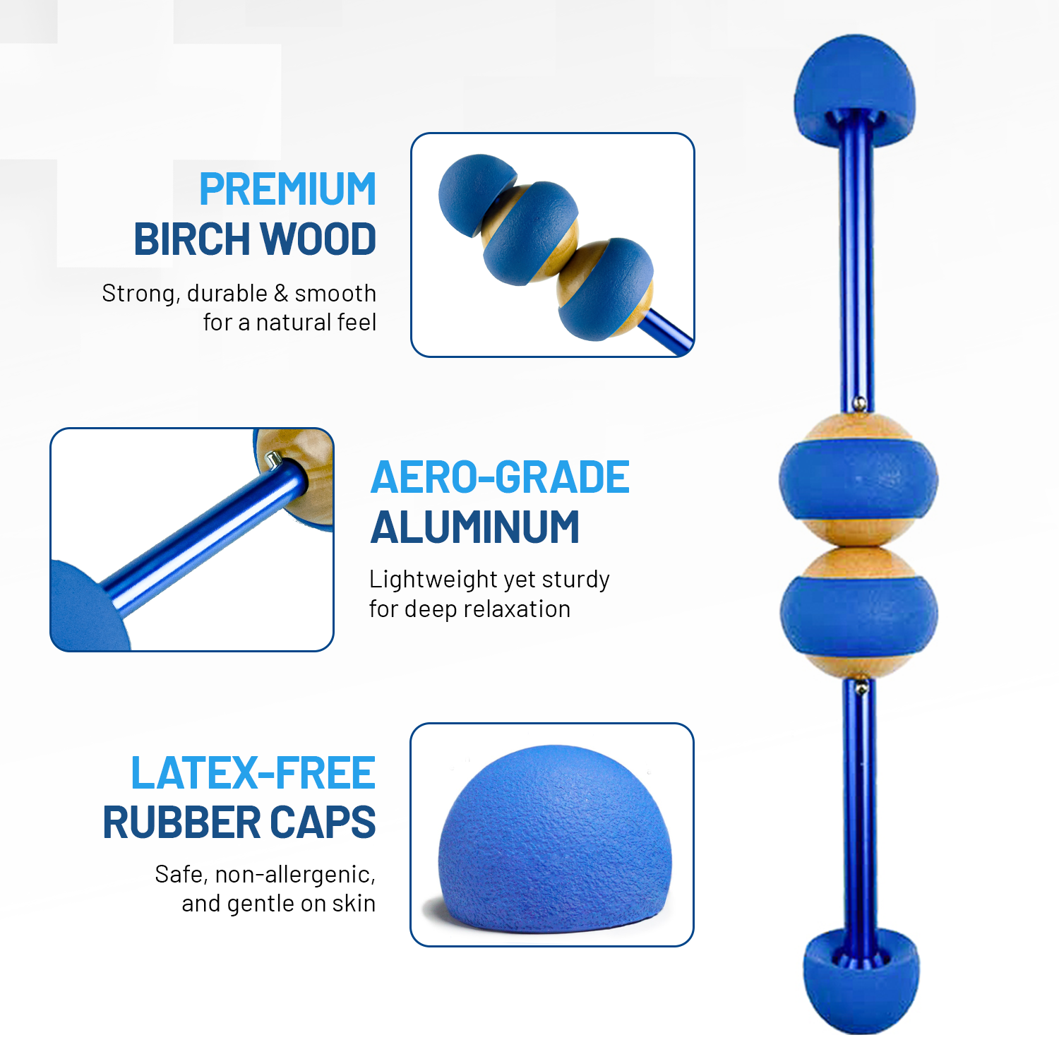 MOBO Myofascial Release Tool & Muscle Roller Stick